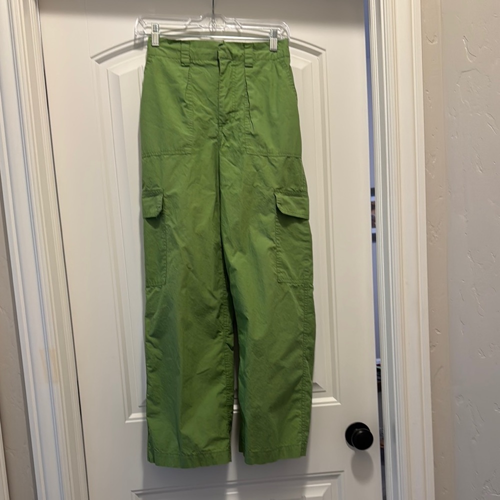 Cotton On Green Cargo pants-size 2